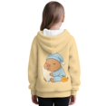 thumbnail image 3 of Pzuqiu Capybara Hooded Sweatshirts for Girls 4-5 Lightness Comfortable Children's Long Sleeve Sweatshirt Versatile Fall Outfits Fashion Clothing Practical for Teens Girls Kids, 3 of 7