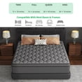 thumbnail image 7 of Mokiiya 12 inch King Mattress Gel Memory Foam Pocket Innerspring Hybrid Mattress In a Box Medium Firm, Adult, 7 of 7