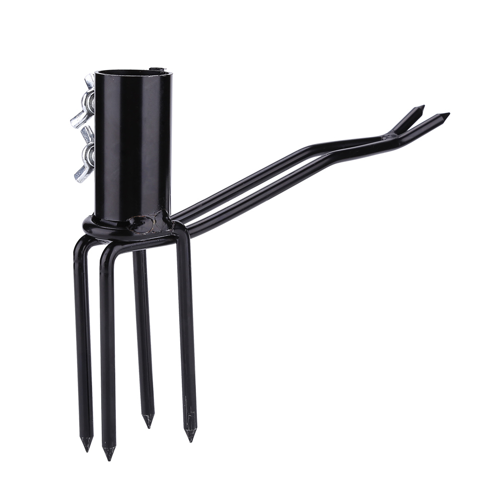 jinnoda4 4 Claw Metal Weeder Manual Vertical Weeding Hook Standing Weed