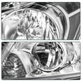 thumbnail image 2 of For 2008-2012 Honda Accord 4-Door Sedan Chrome Headlights Clear Corner Lamps L+R, 2 of 13