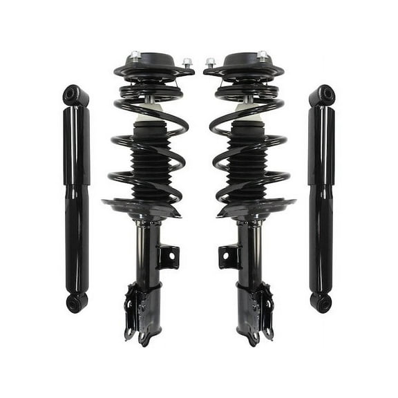 Front and Rear Suspension Strut and Shock Absorber Assembly Kit - Compatible with 2011 - 2016 Hyundai Elantra Sedan 2012 2013 2014 2015