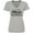 AC-Heather Grey, variant on Inktastic From Atlanta Georgia in Black Distressed Text Women's V-Neck T-Shirt