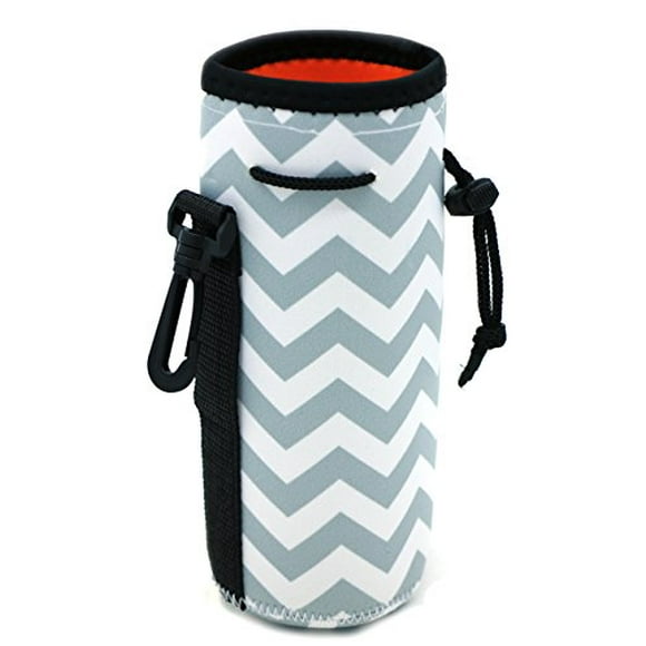 Water Bottle Sleeve, Carrier Cover Neoprene Water Bottle Drawstring Insulator Cooler Sleeve bag