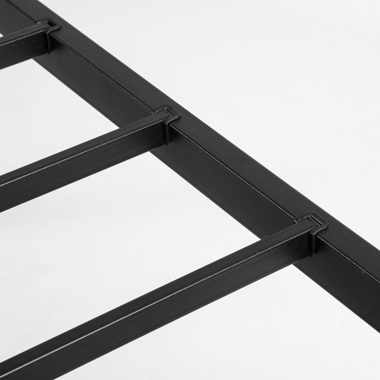 OYAJIA Full Size Bed Frame with Headboard No Box Spring