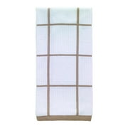 6 Pc, T-Fal Sand Cotton Checked Parquet Kitchen Towel 1 Pk
