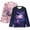 Axolotl Galaxy Cherry Blossom, variant on 2 Pack Toddler Boys Long Sleeve T-Shirts Pink Deer 3-4 Years Kids Lightweight Crewneck Basic Tops Tees Fall Graphic Shirts