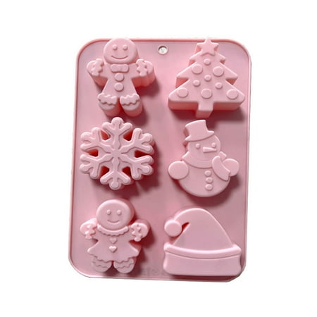

BYDOT Christmas Style Snowflake Silicone Material Chocolate Moulds DIY Chocolate Mould