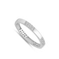 thumbnail image 4 of Clear Cubic Zirconia Ring .925 Sterling Silver Band White Jewelry Female Male Unisex Size 5, 4 of 4
