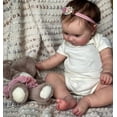 thumbnail image 2 of Muñeca Reborn Wamdoll, 50 cm, realista, tamaño real, pelo enraizado, 2 of 3
