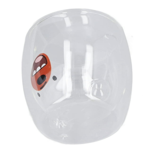 Coffee Cup,Cute Double Wall Glass Coffee Glass Cup Cute Double Wall Glass Mug World-Class Design