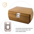 thumbnail image 3 of Shisuyan Box Hasp Lock Silver Iron 30Pcs 1.45X0.98X0.39in, 3 of 8
