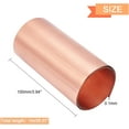 thumbnail image 2 of 35 Gauge Copper Roll High Purity Pure Copper Weather Proof Brass Sheet Copper Foil Light Salmon Color Copper Sheets Mixed Color 39x4 Inch DIY, 2 of 7