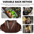 thumbnail image 4 of Multifunctional Travel Organizer Bag for Ladies - Doubles as a Stylish Backpack, Crossbody and Shoulder Bag, Boasts Great Storage Capacity(Khaki), 4 of 7
