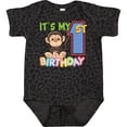thumbnail image 3 of Inktastic Monkey First Birthday Boys or Girls Baby Bodysuit, 3 of 5