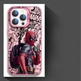 thumbnail image 3 of Funda de teléfono de Marvel Deadpool para Apple iPhone 16, 15 Pro Max, 13, 14 Plus, 12, 11 Pro plus, mate, 3 of 5