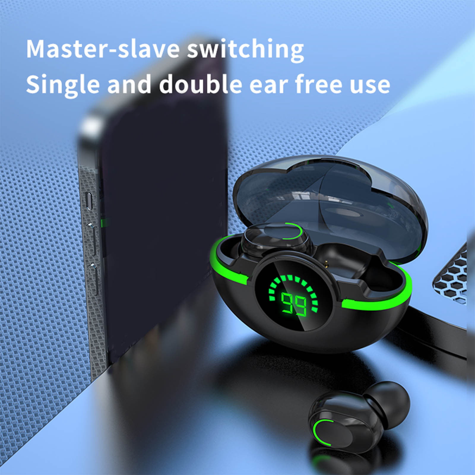 Bluetooth Earbuds on Clearance Wireless Earbuds Bluetooth 5.3,In Ear  Light-Weight Headphones Built-in Microphone, IPX4 Water Resist Immersive  Premium 