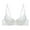White, variant on FYDUU Lace Bralette For Women Comfortable Wireless Bra Seamless Soft Bralettes Everyday T Shirt Bra BrassiereComfort Push Up Bra /Blue