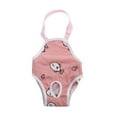 thumbnail image 2 of Dog Sanitary Pantie With Suspender Pet Physiological Pants Adjustable Cozy Underwear For Female Girl Dogs Breathable Cotton Briefs,Pink,S, 2 of 4