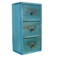 thumbnail image 1 of 1 Ensemble Organisateur de Rangement avec Tiroirs Bleu pour Usage Domestique, 1 of 8