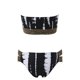 thumbnail image 4 of Gibobby Conjunto de Traje de Baño para Mujer Nuevo Bikini circular estampado de talle(Negro,G), 4 of 5