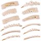 thumbnail image 1 of 12 Pcs Pearls Hair Clips, Handmade Hair Barrettes, Glitter Crystal Geometric Hairpin, Gifts for Women Girls, 1 of 4