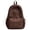 Brown, variant on Big Student Backpack,Classic Solid Color 17 Inch Backpack with Front Zipper Accessory Pocket,Dual Zipper Closure & Padded Shoulder Straps for Work,Office,Gym,Sports,Travel,Commute Recreation,Beige