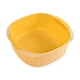 thumbnail image 2 of Colador de verduras y frutas, herramienta para lavar platos, colador de malla + recipiente para remojar, cocina multifuncional, para uso doméstico, preparación de alimentos, fácil de limpiar, acero i, 2 of 9