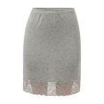 thumbnail image 5 of HGIEYS Womens Half for Under Dresses Non Cling Skirt with Floral Lace, 5 of 8