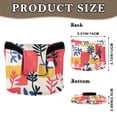 thumbnail image 2 of Haosy Colorful Plants and Squares Golf Mallet Putter Cover Strong Magnetic Leather Golf Club Headcover Closure, 2 of 7