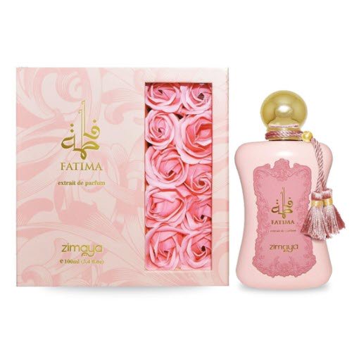 Afnan Zimaya Fatima Pink for Women Extrait de Parfum, 3.4 Ounce