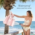 thumbnail image 4 of Beach Tote Case-Mate con lazo rosa impermeable para mujer, talla grande, 4 of 6