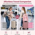 thumbnail image 5 of Girls Backpack Lightweight Waterproof Bookbag with Reflective Straps, Kids School Bag with Coin Purse & Cute Pendant Middle School for Grades 1-5, 5 of 11