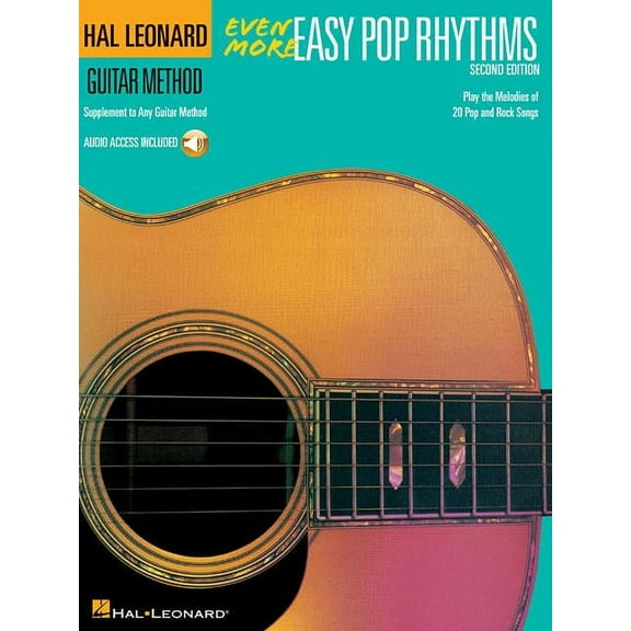 Even More Easy Pop Rhythms - 2nd Edition Hal Leonard Guitar Method Book/Online Audio, (Paperback)
