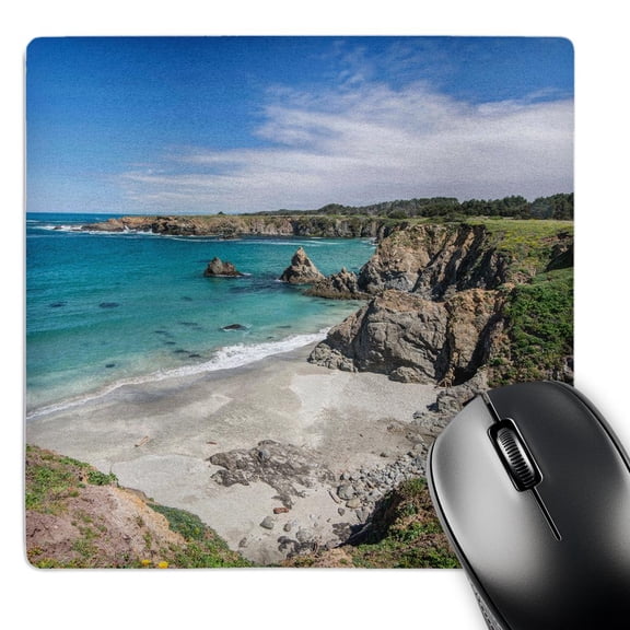 3dRose, California, Mendocino, Jug Handle State Reserve, Jug Handle Cove, MousePad