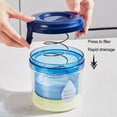 thumbnail image 1 of Yogurt Filter Fine Mesh Self-blocking Clasp Design Labor Saving Spring Press Whey Separator Soy Milk Cheese Filter Sieve Home Supply, 1 of 8