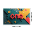 thumbnail image 3 of Glittery One Letter Banner for First Birthday Party Decorative Backdrop Party Supplies Photography Props Balloon Decorations Celebration Background, 3 of 7
