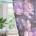 thumbnail image 4 of Purple Rabbits Stars Blackout Curtains 63 inch Length 2 Panels Window Decoration Curtains for Bedroom Living Room, 4 of 6