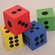 thumbnail image 4 of FELTECHELECTR 8 dados de EVA para fiestas, juegos de dados, entretenimiento, matemáticas, juguetes educativos - Talla L (color aleatorio), 4 of 7