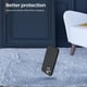 thumbnail image 5 of Entronix Funda de Silicona para iPhone 13 Pro, Suave Al Tacto, Antiarañazos y Antigolpes, Color Negro, 5 of 9