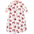 thumbnail image 2 of Hudson Baby Infant Girl Long-Sleeve Fleece Sleeping Bag, Floral, 0-9 Months, 2 of 3