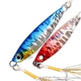 thumbnail image 2 of 3PC BIQIANWO antirust Fishing Lures Single Hook Professional Design Iron Plate Fish Scale Pattern All Water Bait, 2 of 6