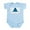 Sky Blue, variant on CafePress - 4 3 Normalshirt Body Suit - Baby Light Bodysuit, Size Newborn - 24 Months