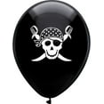 thumbnail image 3 of PMU Pirate Balloons - Small Latex Balloons for Halloween Ghost Theme & Birthday Parties, Trick-or-Treat, Party Favors & Decoration Supplies - 11 Inch Pirate, Pkg/12, 3 of 3