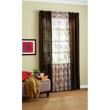 Mainstays Luna Curtain Panel 4 Piece Set Walmart Com