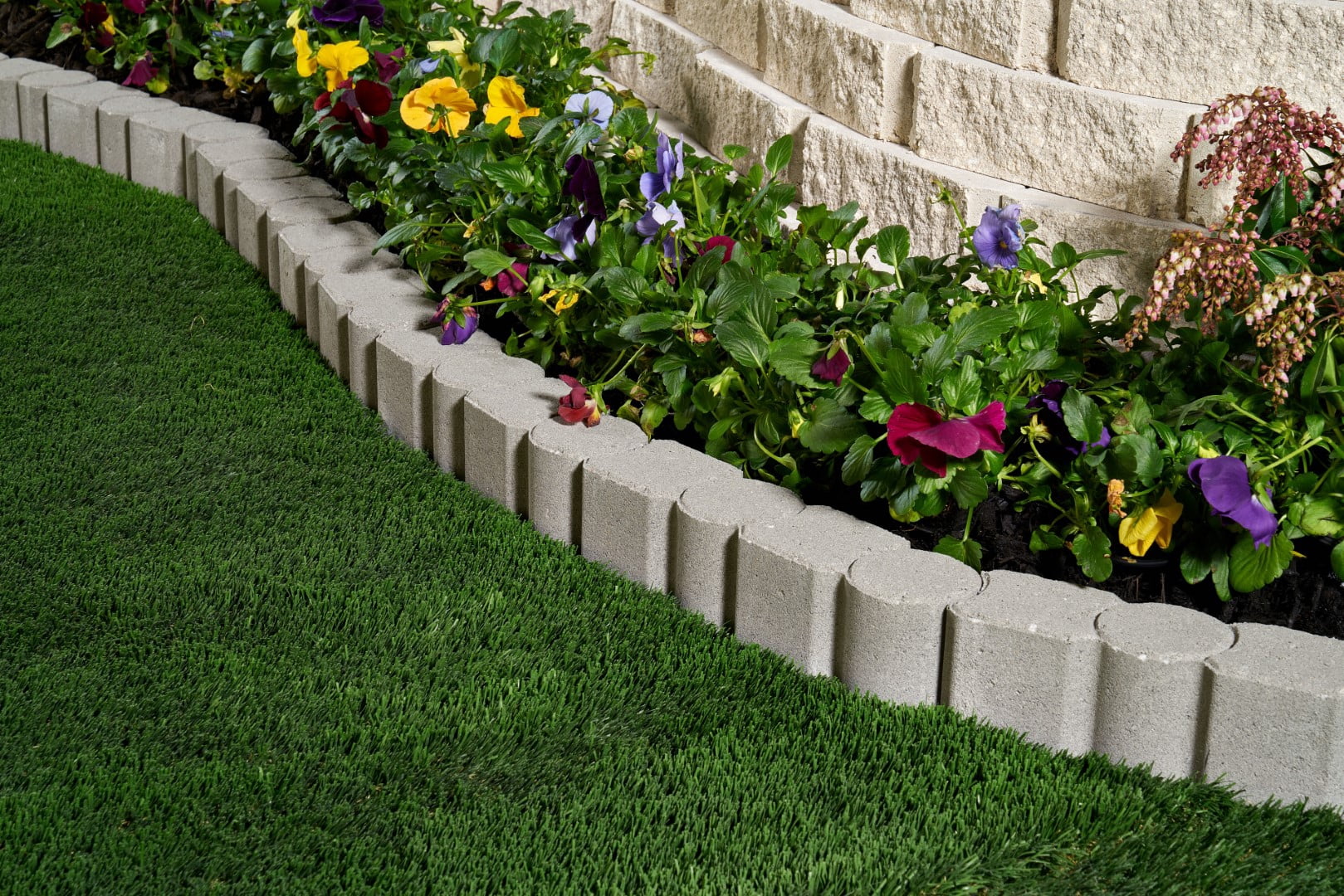 Pavestone 12" Grand Prize Pewter (Grey) Concrete Edger