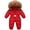 04Red, variant on Toddler Down Snowsuit Waterproof One Piece Snowsuits Coveralls Ski Suits Fashion Print Windproof Jackets Winter Jumpsuits