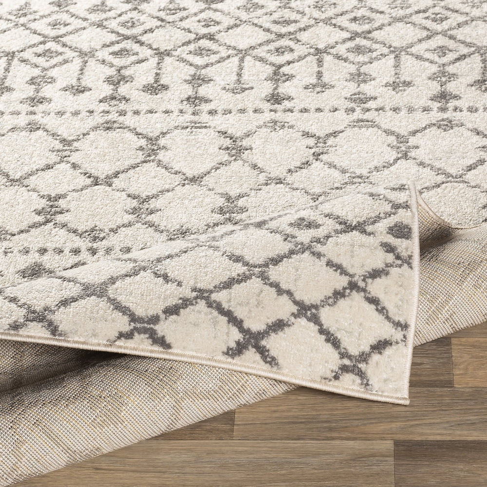 Livabliss Area Rugs for Living Room, 7x9 Chester Global Beige Rug, Bedroom Dining Room Home Decor Stain Resistant Carpet (6'7" x 9')