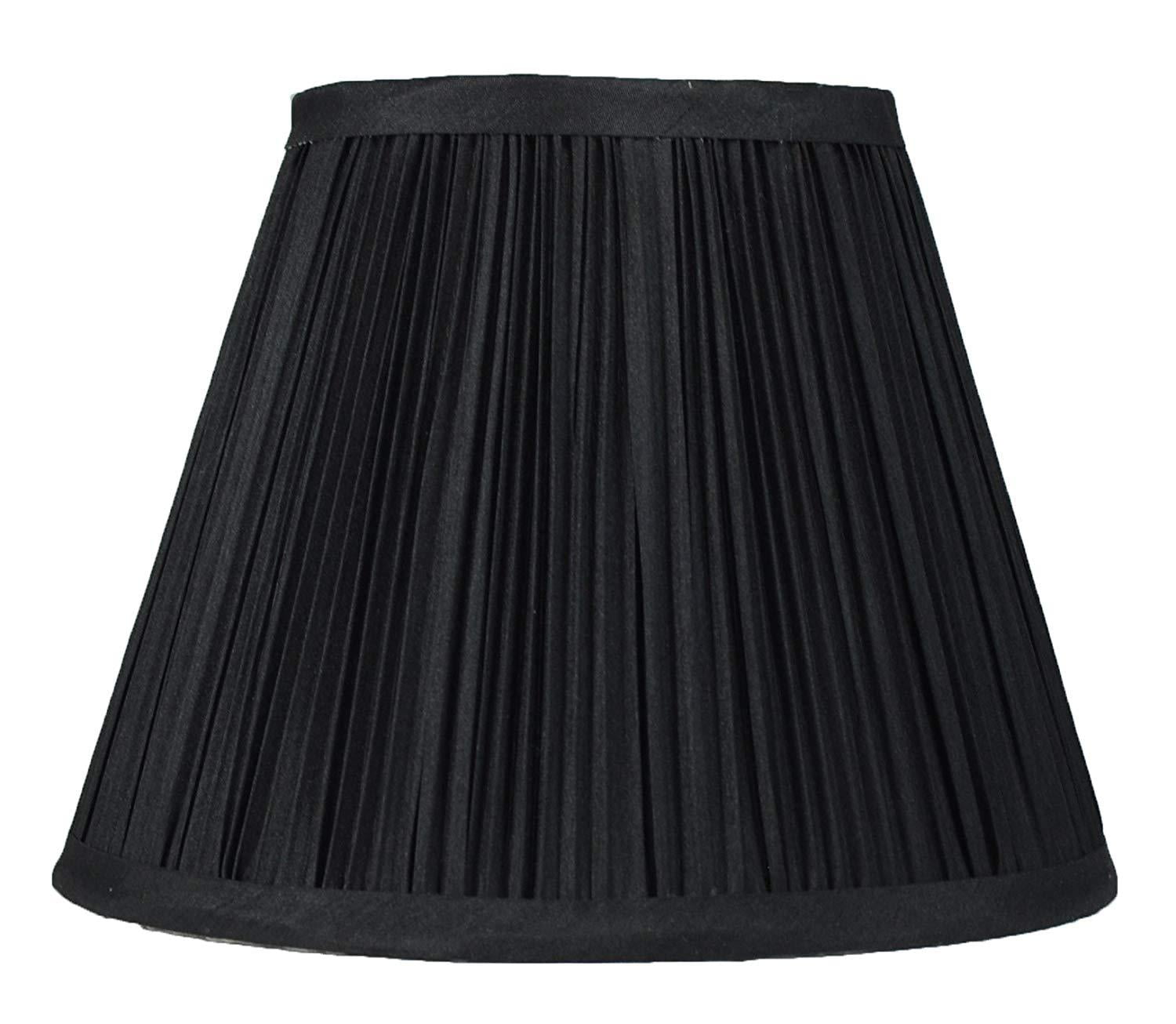 Urbanest Softback Mushroom Pleated Lamp Shade, 5x9x7", Black Walmart