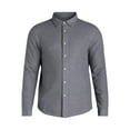 thumbnail image 5 of George Men's and Big Men's Knit Button-Up Shirt with Long Sleeves, Sizes S-3XL, 5 of 5