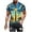 Blue, variant on JUUYY Men's Cross Printed T-Shirts Summer Casual Short Sleeve Crew Neck Pullover Tops Athletic Gym Muscle Tee Gold M